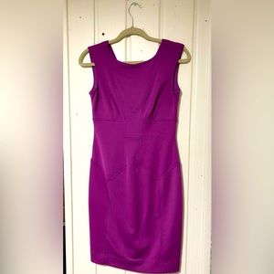 Maggy London purple cocktail dress, size 4.